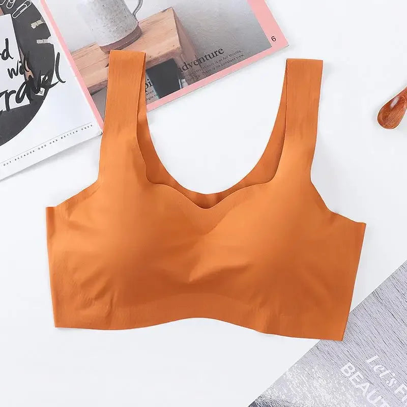 Seamless Wireless Sports Bra Women Push Up Bralette