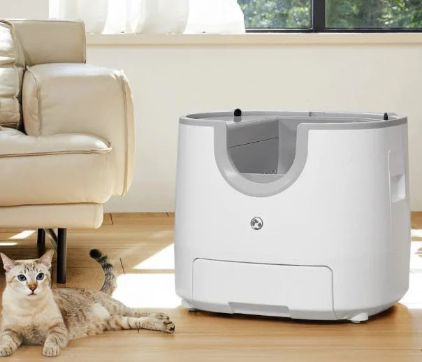 Furoomate Automatic Cat Litter Box Self Cleaning Capacity