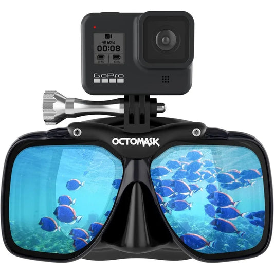 YTYINH Scuba Mask With Mount For GoPro Hero Cameras