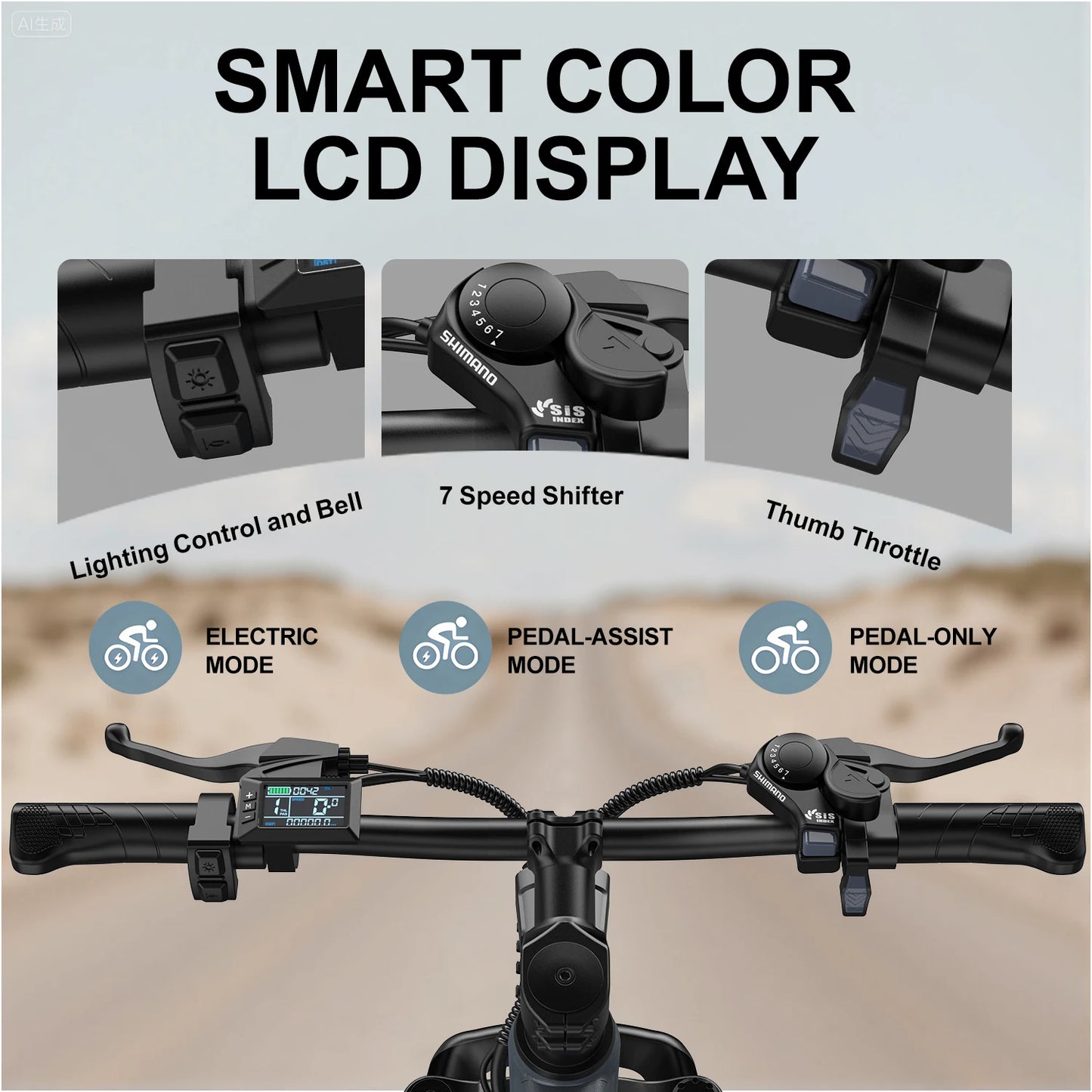 Electric Bike,26''/24''Electric Mountain Bike,40Miles Range&22 Mph Step-Over Ebike for Adults,500W Motor,468Wh Battery,Bicycle