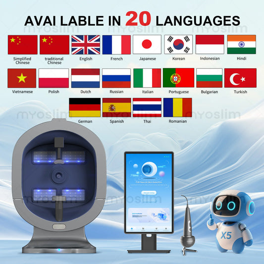 Myoslim 3D AI Facial Skin Analyzer for Hair Diagnosis