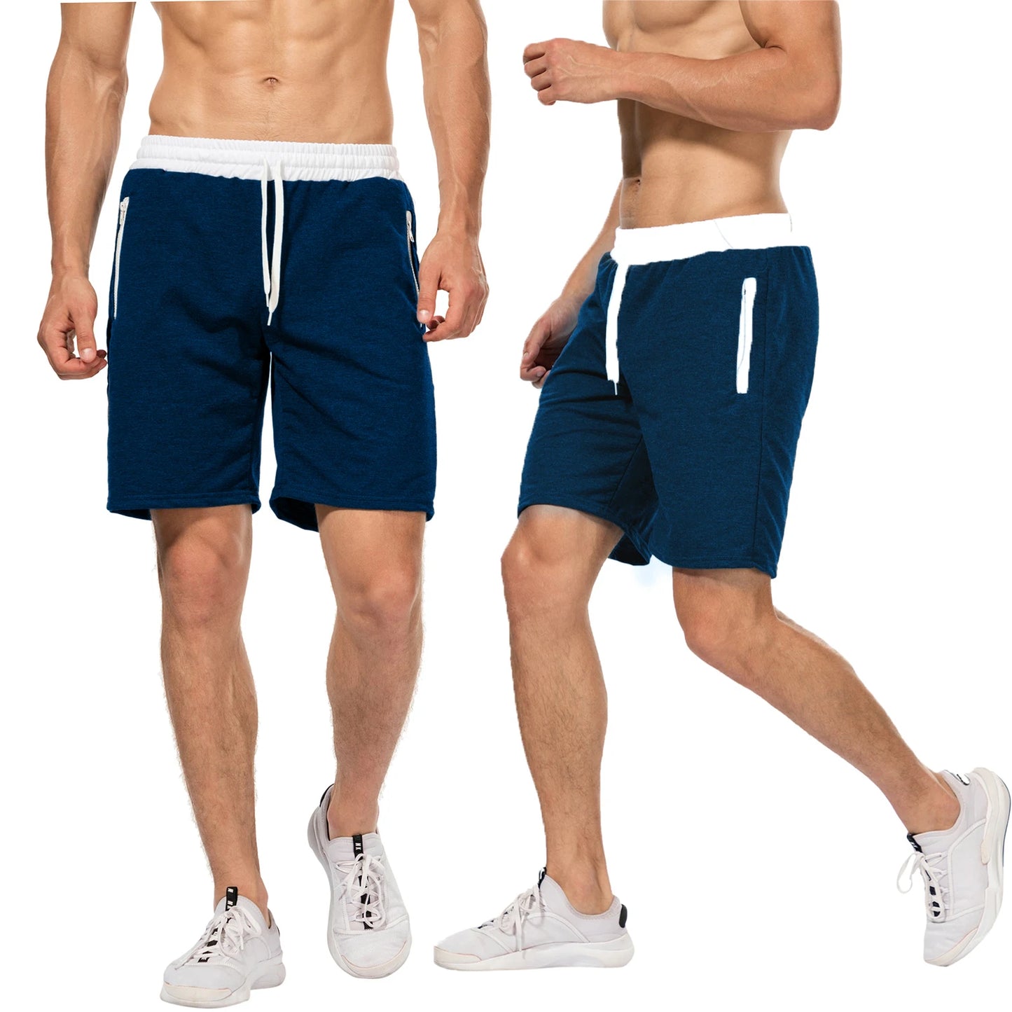 Men's Sport Shorts Running Shorts Beach Bottoms Summer Gym Fitness Training Jogging Bodybuilding Short Pants Cycling Shorts