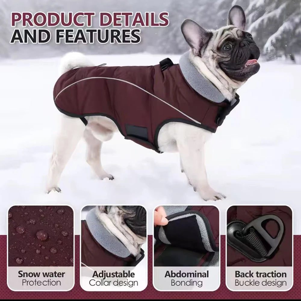 CN Zhejiang Waterproof Reflective Dog Winter Jacket