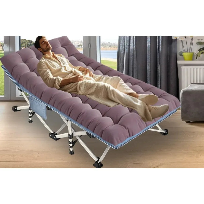 YTYIN Camping Cot With Mattress Foldable For Adults