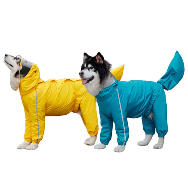 Glorious Kek Dog Raincoat Hooded Waterproof Jacket