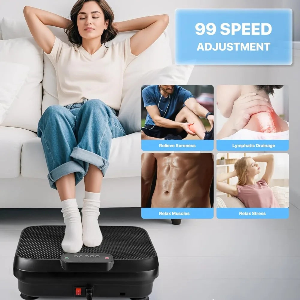 SHXI Vibration Plate Exercise Machine Lymphatic Drainage