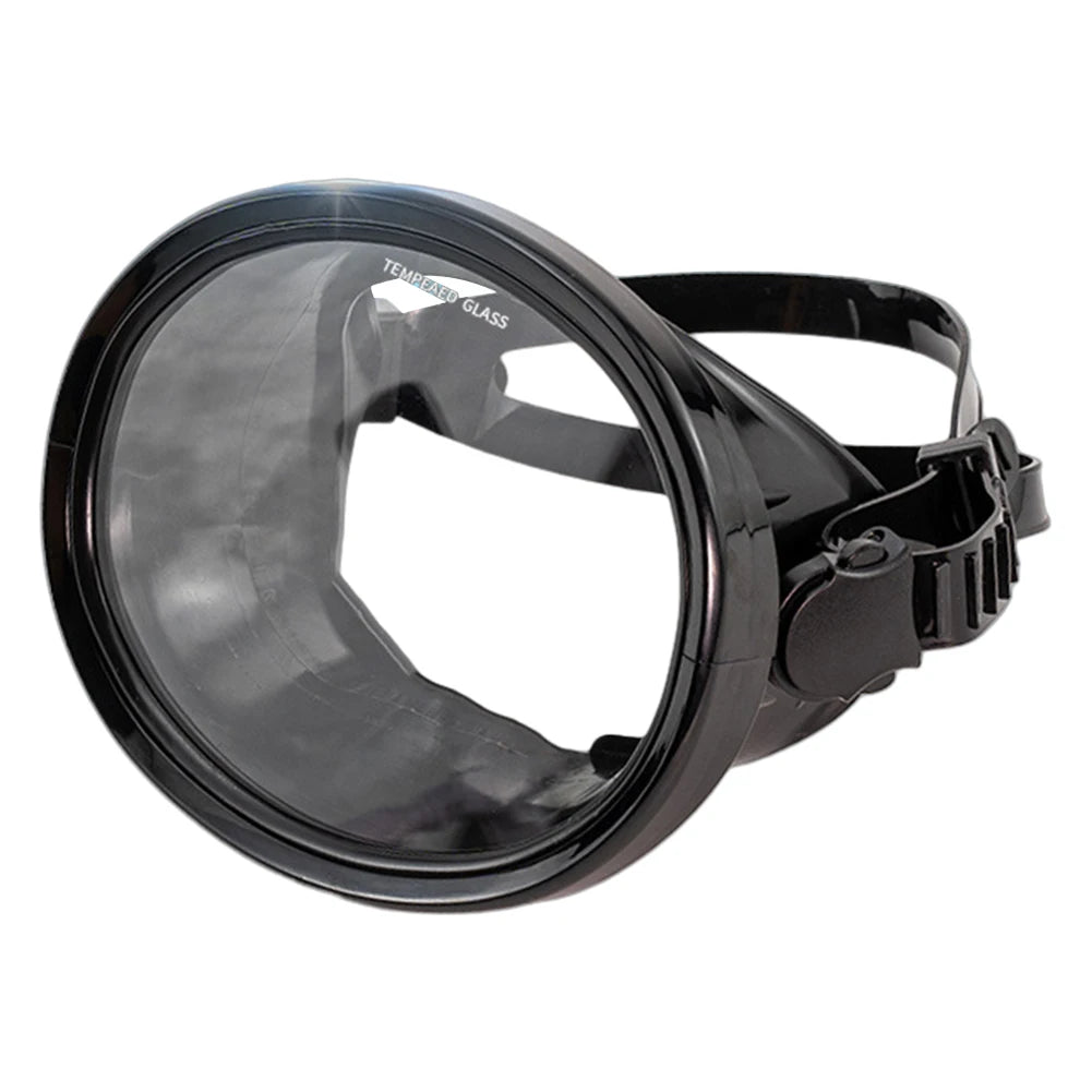 Shunmaii Oval Diving Mask Single Lens Tempered Glass Goggles