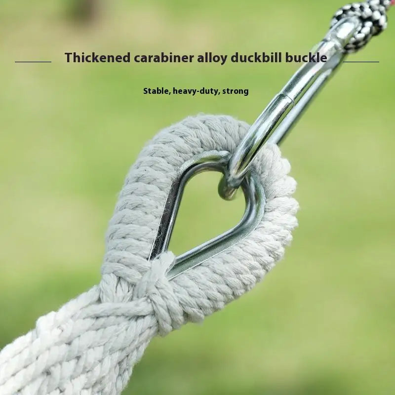 Anti Rollover Hammock 1 People Travel Beach Portable Rest Hanging Bed Chair Outdoor Camping Hammock With Storage Bag