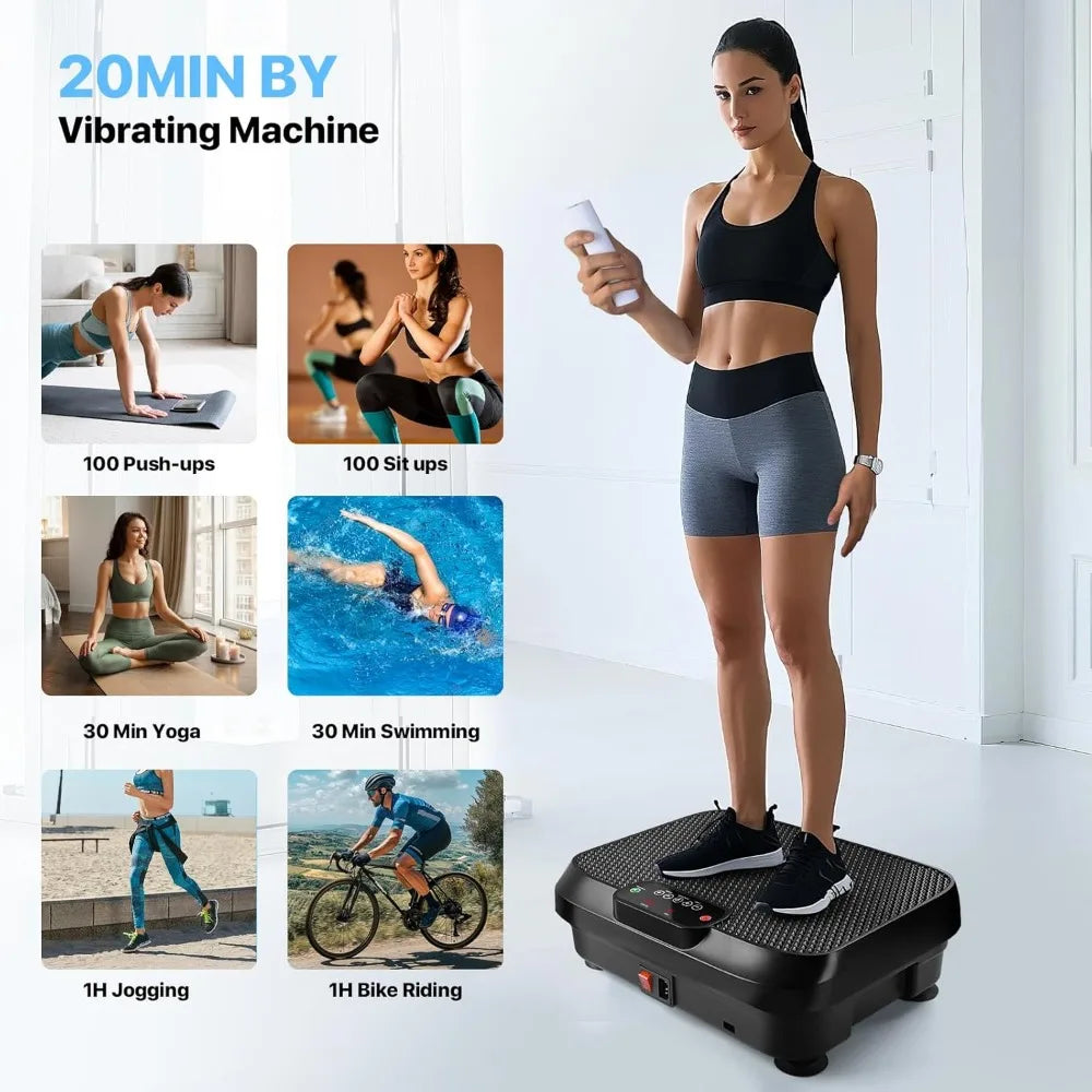 SHXI Vibration Plate Exercise Machine Lymphatic Drainage