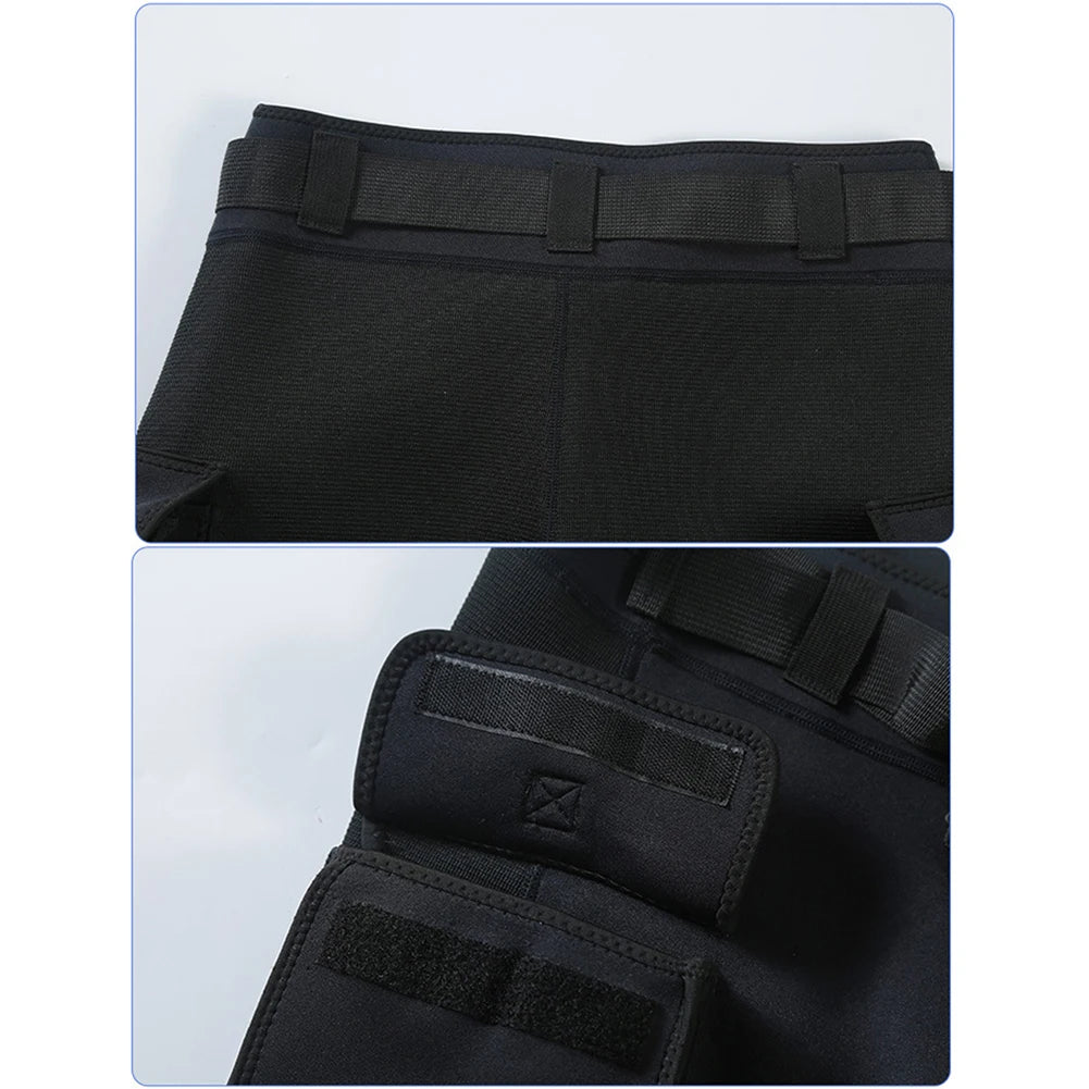 Alloet ThermoFlexibleTechnology Neoprene Wetsuit Shorts With Pockets D Ring Buckle