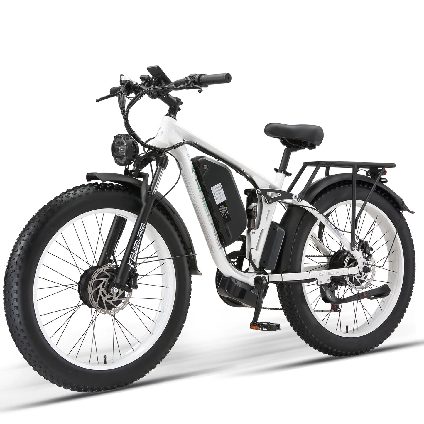 Electric Bike 3000W Dual Motor 52V 26AH Battery Hydraulic Brake Adult Off-Road E Bike 24*4.0 Inch Fat Bike Snow Electric Bicycle