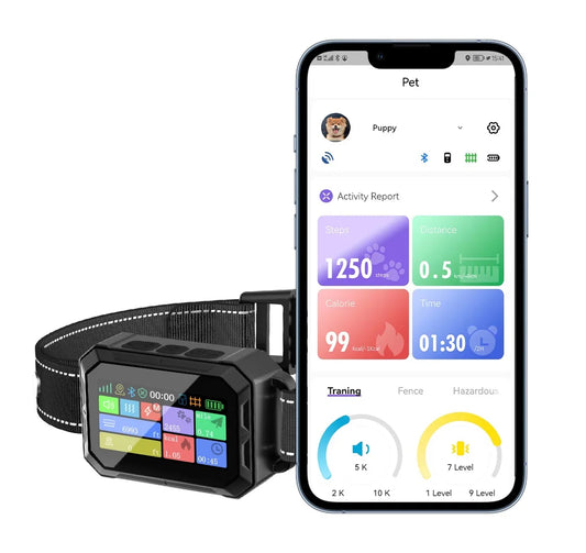 YTYINH Wireless Dog Fence Collar GPS Invisible Barrier