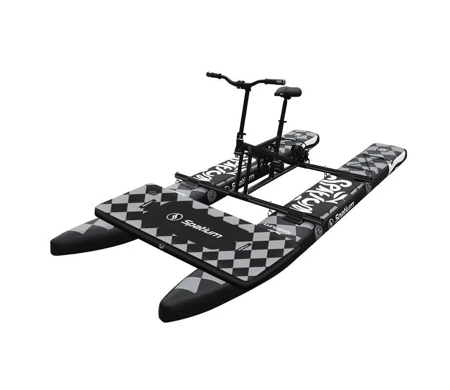 Spatium Sup Water Bike Inflatable Pedal Boat 2.0 Inflatable Pedal Kayak Water Bikes for Lake More Stable and Easy to Drive