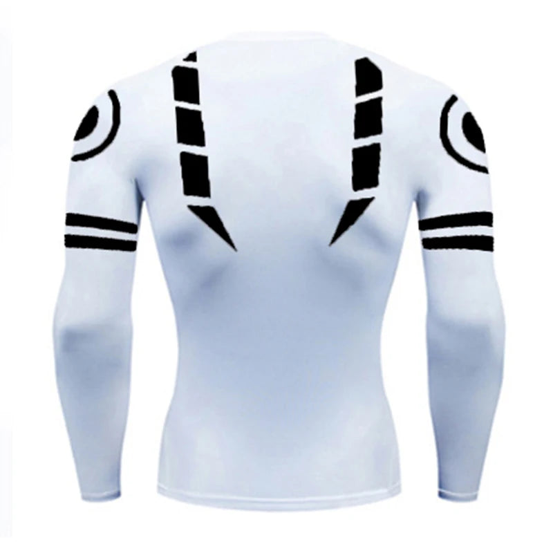 CN Sichuan Fujian 3D Print Compression Shirts For Men