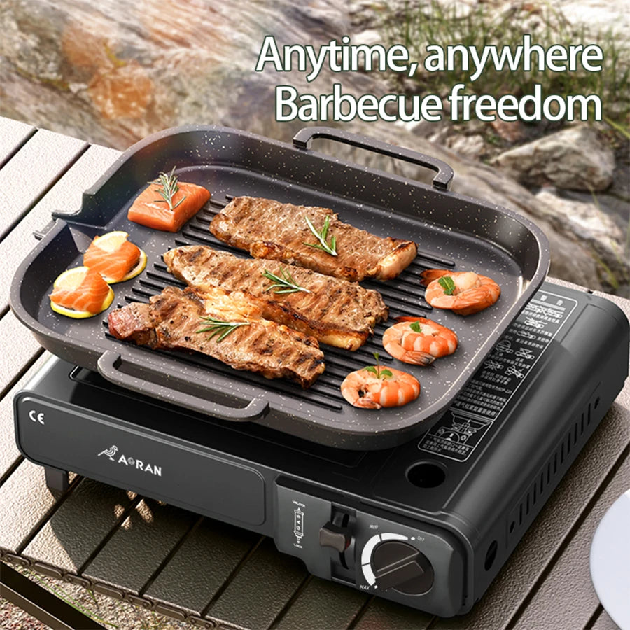 Portable Card Stove Outdoor Gas Stove For Camping Trips