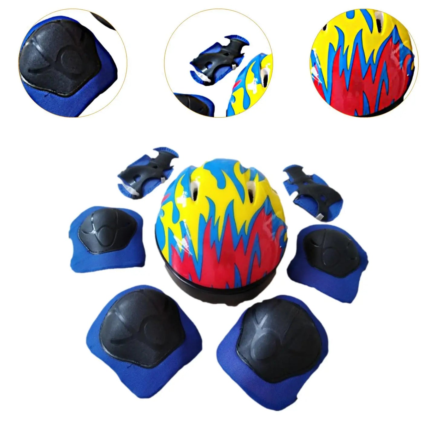 Kids Bicycle Helmet Adjustable Fit Roller Skate Helmet