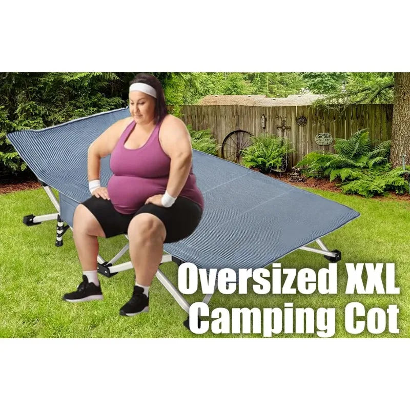 YTYIN Camping Cot With Mattress Foldable For Adults
