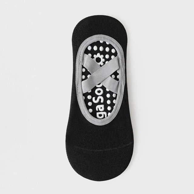 Breathable Towel Bottom Yoga Socks Women Silicone Non Slip Bandage Pilates Sock Ladies Ballet Dance Fitness Cotton Socks