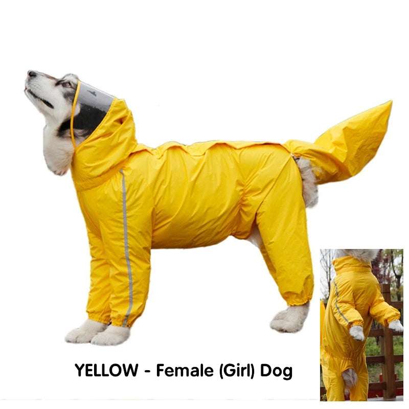 Glorious Kek Dog Raincoat Hooded Waterproof Jacket