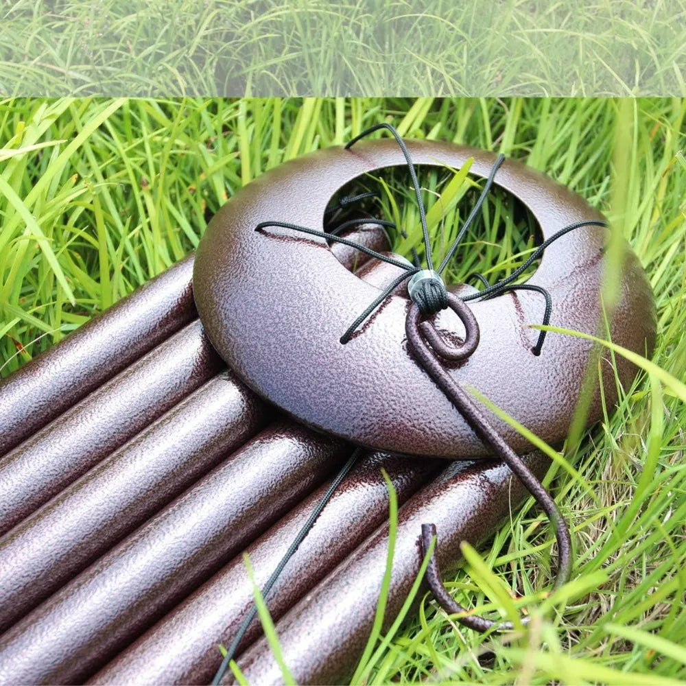 elegant outdoor wind chimes: 45" deep-toned memorial for loved ones