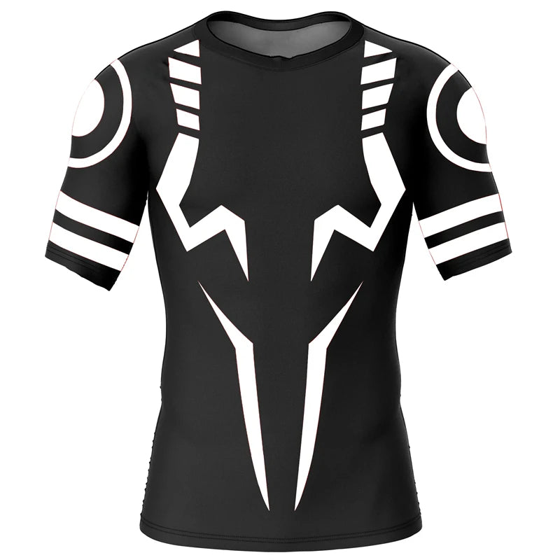 CN Sichuan Fujian 3D Print Compression Shirts For Men