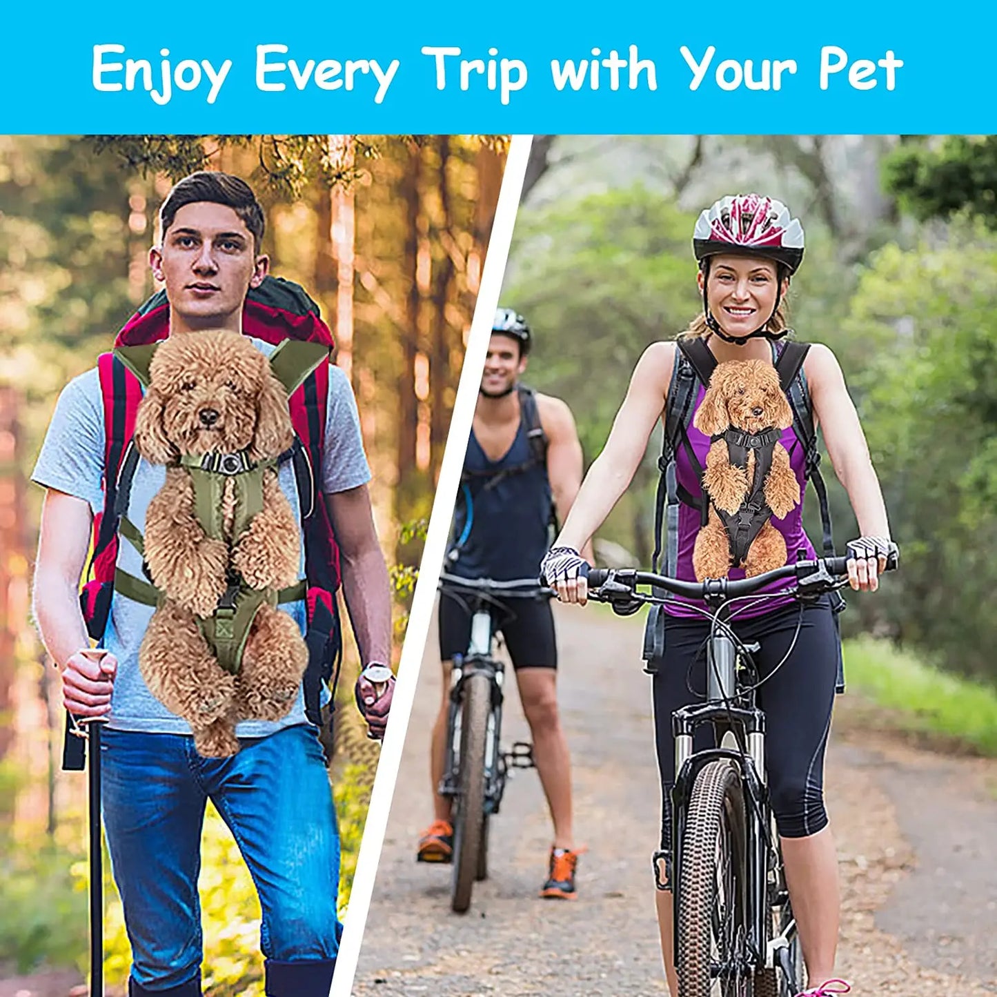 Breed Pet Backpack Carrier For Cats And Dogs Travel Bag