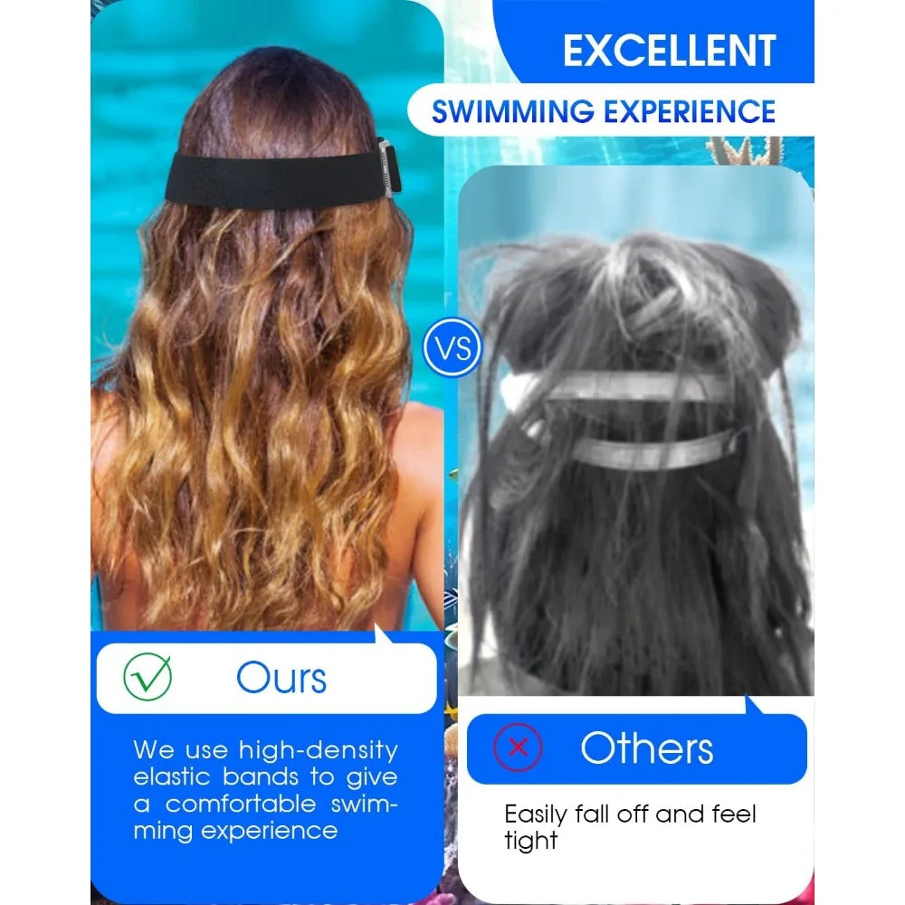 Swimming Goggles Snorkeling Mask Anti Fog Adjustable Strap