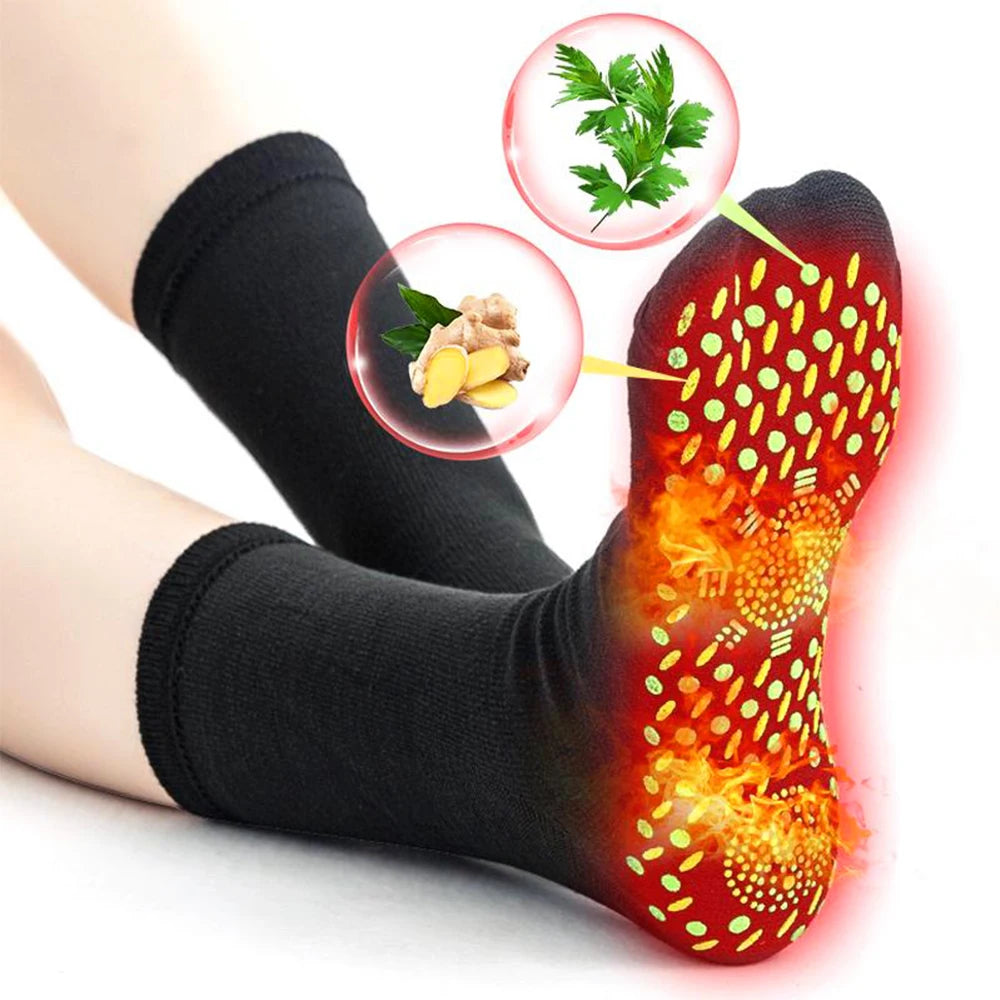 Hebei Guangdong Tourmaline Magnetic Self Heating Socks