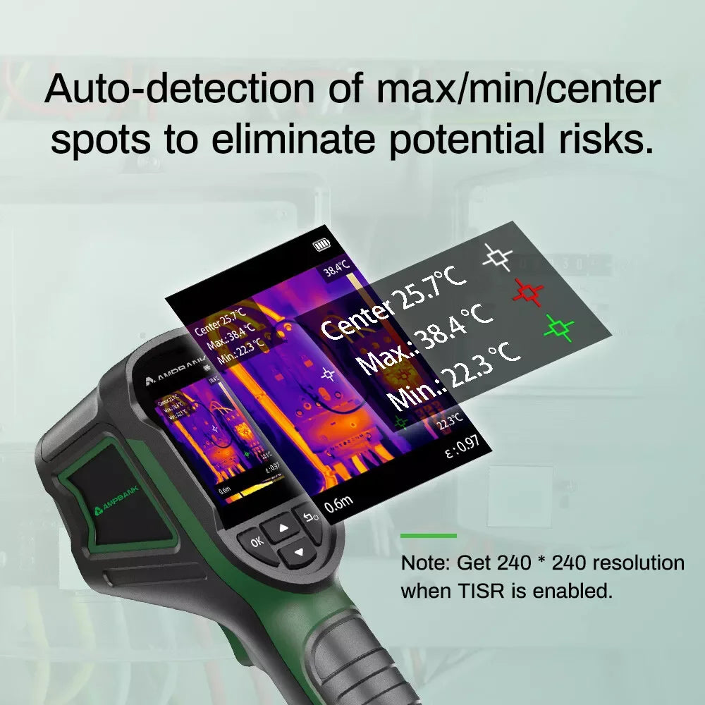 AMPBANK H128 Handheld Thermal Camera With 24 Hour Battery